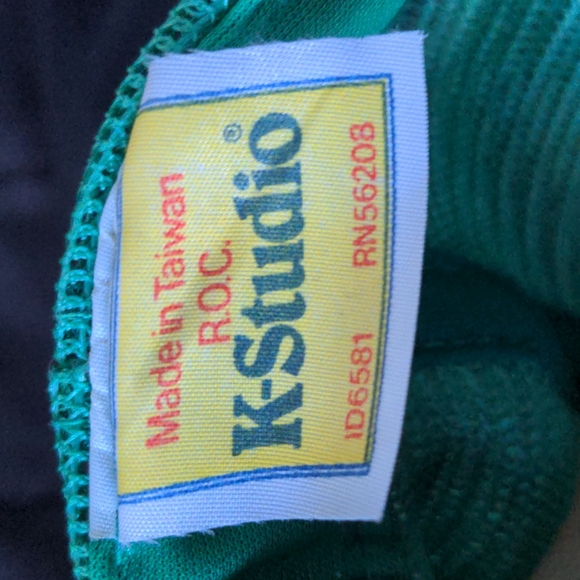 K Studio Sgt York Green Mesh Snap Back Hat Made in Taiwan - Picture 9 of 11